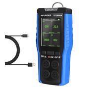 INFURIDERD Détecteurs de gaz, Moniteur 4 Gaz pour, CO, O2, LEL, EX, 0-30% VOL Analyseur de Gaz, 0-1000PPM, 0-100% LEL, Alarmes Visuelles, Vibrantes et Sonores