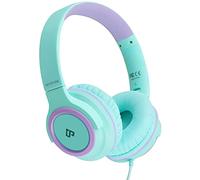 INFURTURE Casque Filaire avec Microphone pour Enfants, garçons et Filles, Limite de Volume 94 DB, Casque Supra-auriculaire pour Adolescents, école, Voyage, Compatible avec téléphones Portables,