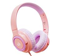 INFURTURE Casque Filaire avec Microphone pour Enfants, garçons et Filles, Limite de Volume 94 DB, Casque Supra-auriculaire pour Adolescents, école, Voyage, Compatible avec téléphones Portables,
