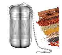 Infuser - Metal Ball, Fine Mesh Loose Strainer | Premium Stainless Steel Steeper for Green, Black Rooibos, Infusions, Accessories Cooking, Home, Travel, Café Use