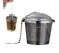 Infuseur à boules de thé - Passoire à condiments portable en acier inoxydable, conception à fermeture à mailles fines | Outil de préparation d'aliments pour thé en vrac, aromatisation au zup