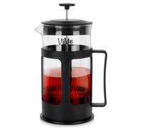 Cafetière Théière French Press Verre 1L Infuseur Piston Café Thé Cuisine