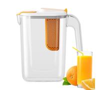 Infuseur à eau - Distributeur résistant à la chaleur de 2600 ml, récipient de boisson aromatisé, accessoire pour thé et eau chaude, avec panier d'infuseur amovible | Utilisation parfaite pour