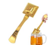 Infuseur à thé à feuilles lâches - Filtre à infuseur à thé en métal, diffuseur de café en métal avec trous fins | Thé portable Fine Household Party, Adventure, 5.51x1.65x0.87 PUL
