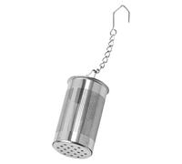 Infuseur à thé - Acier 2,3 x 4 cm, passoire à mailles fines, filtre à crochet en chaîne | Parfaitement idéal pour les professionnels débutants et les personnes âgées.