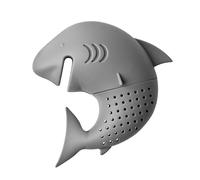 Infuseur à thé au requin - Filtre à thé pour animaux de 8,6x8,1 cm | Infuseur à thé en silicone | Filtre à thé à nageoire de requin portable | Boule de filtre à thé | Filtre à thé pour animaux de