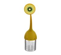 Infuseur à thé aux fruits - Filtre en réutilisable pour feuilles en vrac | Passoire en acier inoxydable en silicone pour tasses, verres, théières, adorable motif ananas Ki