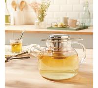 Infuseur à thé avec poignées pliables et support inox Mathon