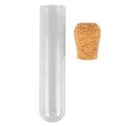 Infuseur à Thé Bouchon, en Verre Borosilicaté Tube Perforé | Design en Tube à Essai, Usage la Cuisine et Bureau, pour Thé en Feuilles, Café, Épices