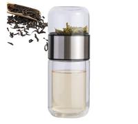 Infuseur à thé, bouteille d'œuf de voyage - Bouteille à thé anti-fuite pour les déplacements - Bouteille d'eau avec infuseur pour thé en vrac, thé floral, voyage à la maison
