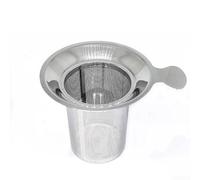 Infuseur à thé en acier inoxydable - 11,5 cm - Maille fine - Pliable - Pour voyage - Infuseur à thé en maille ultra fine de 11,5 cm - Design anti-fuite - Long manche - 11,5 cm - Argenté 4