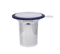 Infuseur à thé en acier inoxydable, 11,5 x 7 x 9 cm, maille ultra fine, design suspendu et pliable, résistant à la rouille et passe au lave-vaisselle, pour les amateurs de thé en vrac et une