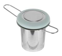Infuseur à Thé en Acier Inoxydable à Poignée Pliable pour Maison | Maille Extra Fine, Facile à Ranger Transporter, Bleu, Usage Domestique, pour Enseignants et Aînés