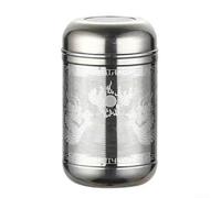 Infuseur à thé en acier inoxydable avec filtre en maille améliorée et longue chaîne, adapté pour infuser des mélanges de thé en vrac et d'épices (B1-L)