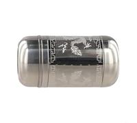 Infuseur à thé en acier inoxydable avec filtre en maille améliorée et longue chaîne, convient pour infuser des mélanges de thé en vrac et d'épices (B1-S)