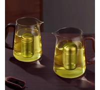 Infuseur à thé en acier inoxydable avec maille améliorée et chaîne étendue, compatible avec les bouteilles à large ouverture et divers récipients d'infusion (A2-L)