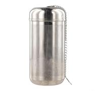 Infuseur à thé en acier inoxydable avec maille améliorée et chaîne pour une infusion pratique du thé en vrac, des épices et des mélanges d'herbes dans la préparation du thé ou de la soupe (A2-XL)