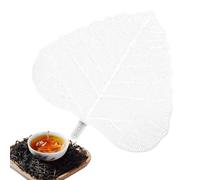 Infuseur à thé en acier inoxydable - Passoire à tasse à thé Kung Fu en forme de feuille - Passoire à thé réutilisable en acier inoxydable, tasses à café en feuille d'érable et tasses Bodhi