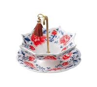 Infuseur à thé en céramique à motif délicat - Filtre en forme de parapluie robuste pour les amateurs de culture unique - Ensemble de filtrage élégant