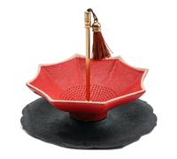 Infuseur à thé en céramique décoré à la main avec des motifs complexes et une filtration efficace pour les amateurs de thé Passoire chinoise traditionnelle