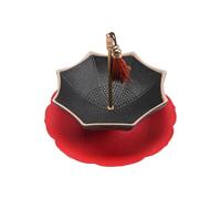 Infuseur À Thé En Porcelaine Céramique,Pores Fins Style Chinois Avec Soucoupe | Passoire À Thé En Céramique En Forme De Parapluie,Pour Cuisine, Dîners De Famille, Cérémonies, Bureau, Anniversaires, Ma