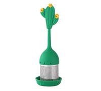 Infuseur à thé en silicone avec boule d'infusion en maille d'acier | Fabriqué à partir de maille d'acier inoxydable 304, cet infuseur à thé résiste à la rouille et offre des infusions riches et