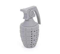 Infuseur à thé en silicone, filtre à boules de thé en feuilles avec forme de grenade, passoire à thé de cuisine pour le brassage de thé en feuilles(grise)