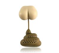Infuseur à thé en silicone - Plus raide décoratif de parodie créative, matériau culinaire inodore, passoire à main | Caddy d'épices passe au lave-vaisselle, accessoire de préparation Compa