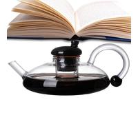 Infuseur à thé en verre, bouilloire à thé en verre résistant à la chaleur de 600 ml/20 oz | Bouilloire multifonctionnelle, ustensiles de cuisine pratiques pour faire