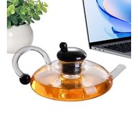 Infuseur à thé en verre - Infuseur à thé - Théière résistante à la chaleur avec infuseur à thé, théières à filtre Sereno de 20 oz, machine à thé multifonctionnelle à feuilles mobiles, bouilloire à boi