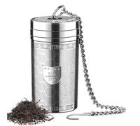 Infuseur à thé - Infuseur à thé en vrac | Diffuseur pour thé en vrac | Lôôôse Têâ Infusêr Extra Fine Mesh Têâ Steeper for Lôôse Teâ avec couvercle fileté | Extended Chain Hook Têa Strainer Têa Filtre
