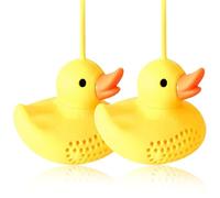 Infuseur à thé mignon Infuseur de thé de canard 2pcs Silicone Coupi Infuseur Aliments Aliments Casses à thé pour thé en vrac Temps Réutilisable Réutilisable Réutilisable Lav