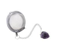 Infuseur à thé passoire à thé en acier inoxydable maille fine feuilles lâches pour pendentifs en cristal lâche filtre filtre sac en acier inoxydable petit réutilisable