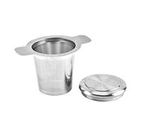 Infuseur à thé portable avec couvercle passoire à épices pour camping en plein air