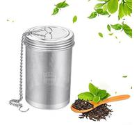 Infuseur à thé réutilisable en acier inoxydable pour infusion de thé en vrac, passoire ultra fine en micro-maille pour théières, tasses, tasses, passe au lave-vaisselle, résistant à la rouille (M)