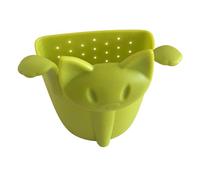 Infuseur à thé réutilisable en forme de chat - Passoire pratique à suspendre - Accessoires pour boire - Large application - Vert