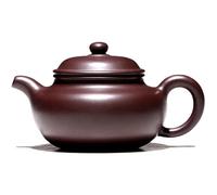 Infuseur à thé Théière chinoise en argile violette, théière à thé faite à la main, service à thé bouilloire antique, petite théière multifonctionnelle rétro 250 ml, fournitures de cérémonie du thé,