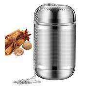 Infuseur à thé, voyage en acier, 5 x 5 x 9 cm, matériau inoxydable, gadget de cuisine, ustensile portable pour un usage quotidien, de thé, brassage maison, pauses, camping en plein air
