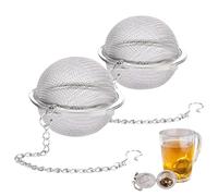 Infuseur boule à thé | Boules à thé en acier inoxydable 4,5 cm | Réutilisable et facile à nettoyer | Idéal pour théières, tasses et mugs (Lot de 2)