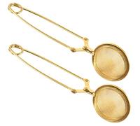 Infuseur de thé, 2 pcs en acier inoxydable Scap-boule à la passage de thé avec poignée, fines feuilles lâches plus raides, diffuseurs réutilisables pour les diffuseurs pour les lâches et plus raides