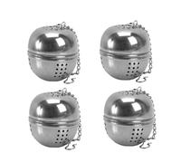 Infuseur de thé en acier inoxydable 4pcs Filtre créatif de crépine thé à balle d'assaisonnement à pot chaude Infuseur pour
