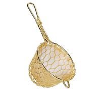 Infuseur de thé en cuivre, filtre à thé en feuilles détachées réutilisable avec manche long, infuseur en fine tissé à la main pour théière, idéal pour l’infusion de thés aux