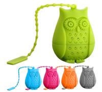 Infuseur de thé en silicone, sacs de filtre à thé feuille feuille 5 pcs, passoire à filtre réutilisable pour tous les types feuilles lâches charmantes