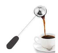 Infuseur en forme de boule à thé en acier inoxydable pour feuilles volantes, diffuseur avec longue poignée pour buveurs de thé, outil parfait pour infuser le thé avec n'importe quelle tasse ou