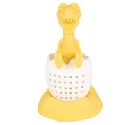 Infuseur en silicone - dinosaure dans l'œuf, jaune