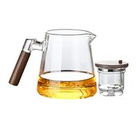 Infuseur pour - avec contrôle de la pression dans, conception avec poignée en bois, Enchanti, préparation de feuilles en vrac, fonction de séparation d'eau | Pour le Home Office C