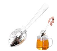 Infuseur pour ?è, Acciaió 304 27 g | Filtre à thé avec design à maille fine, manche long, résistant, réutilisable, filtration facile, passoire à thé en acier | maison, travail, voyage