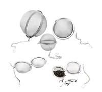 Infuseur Thé Boule à thé épices en acier inoxydable, infuseur sphère, passoire de verrouillage, filtre maille, 5 1 pièce pour thé en vrac