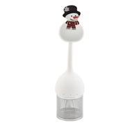 Infuseurs à thé en vrac, passoires en silicone, série de Noël pour infuser des feuilles en vrac, passe au lave-vaisselle, boules de thé de Noël