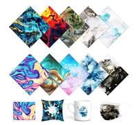 Infusible Lot de 10 feuilles d'encre de transfert Infusible pour Cricut 30,5 x 30,5 cm Papier de transfert insoluble pour machine à imprimer à chaud pour t-shirt, tasse, dessous de verre